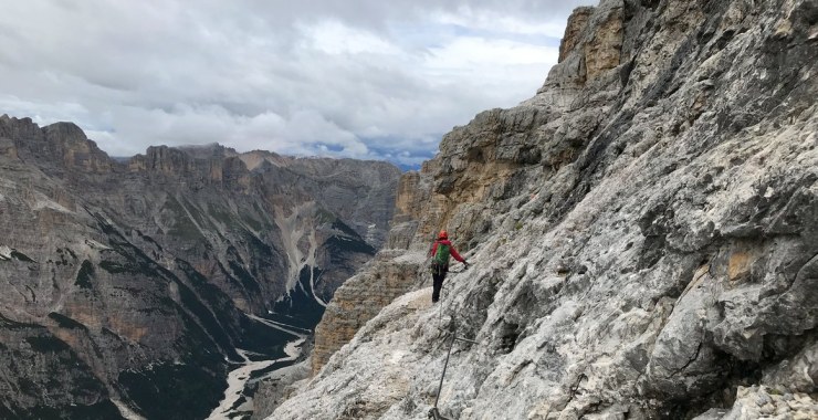 Parte centrale ferrata Lipella