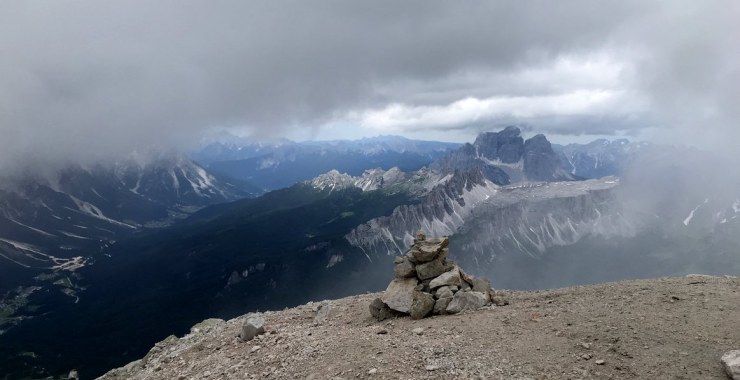 Panorama dalla vetta Tofana di Rozes