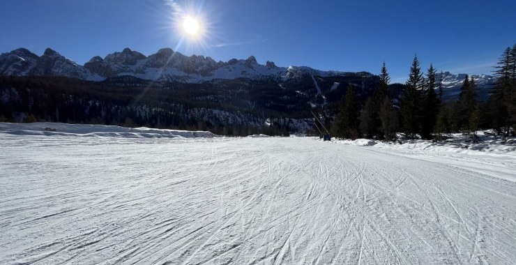 Rettilineo finale pista Rio Gere