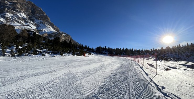 Tratto centrale pista Son Forca