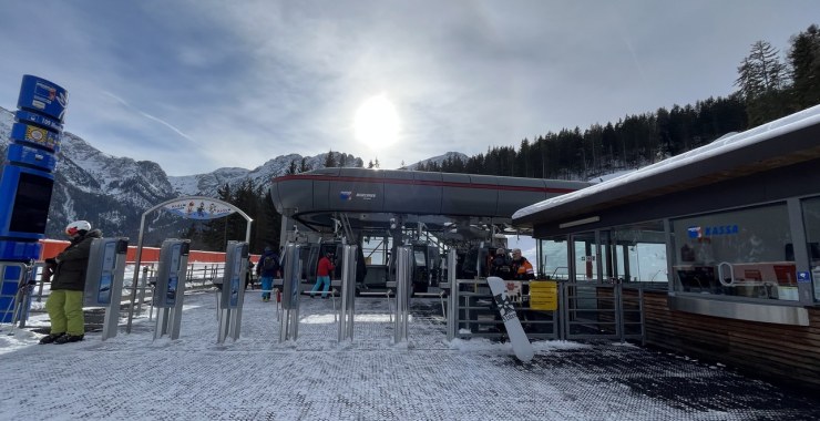 Partenza cabinovia Marchner