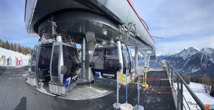 Stazione di arrivo cabinovia Marchner