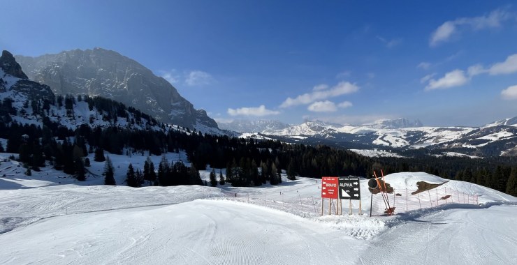 Bivio piste Monte Pana