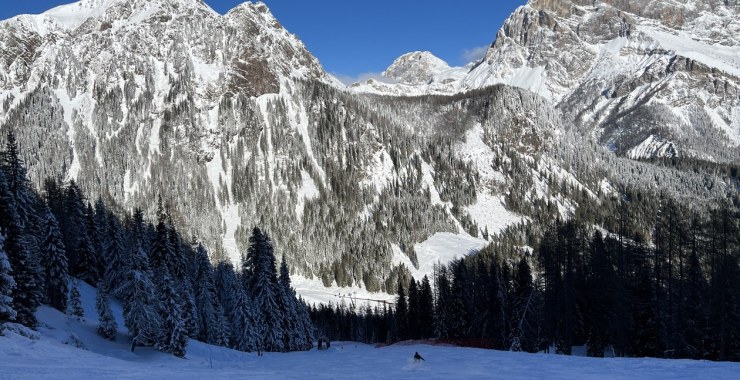 Panorama dalla pista Rekord