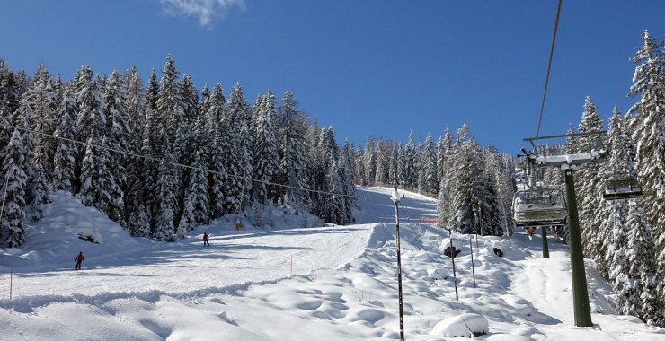 Pista Bait innevata
