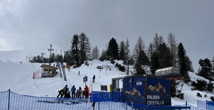 Stazione di partenza skilift Tondi di Faloria