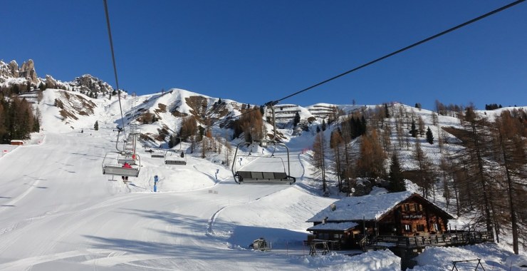 In viaggi sulla seggiovia Le Pale