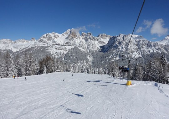 Pista Le Ciaune: facile pista si Selva di Cadore con panorami superlativi sulle Dolomiti