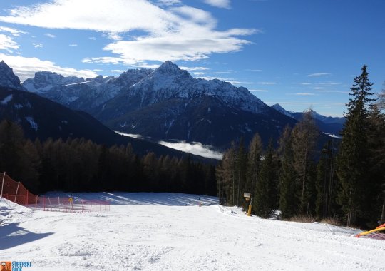 Pista Monte Elmo - Versciaco: discesa di quasi 6 km con divertenti curvoni e cambi di pendenza