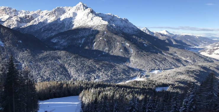 Panorama pista rossa Monte Elmo - Versciaco