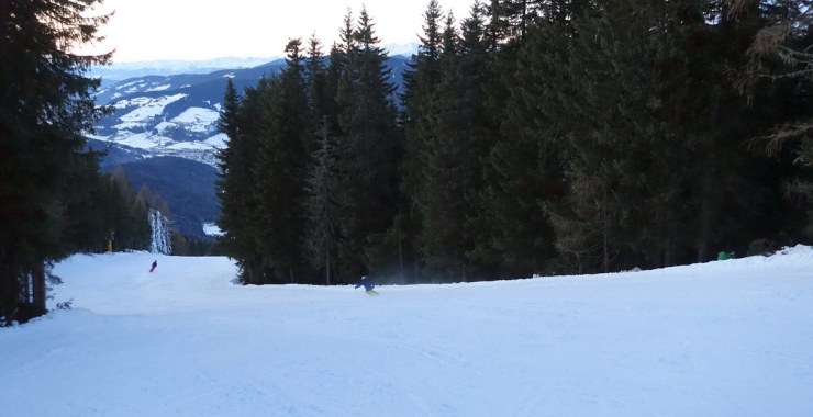 Cambi di pendenza pista Monte Elmo - Versciaco