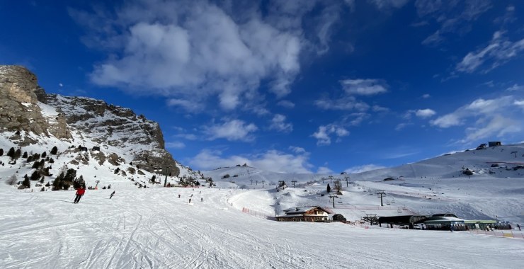 Piste da sci in Val di Fassa