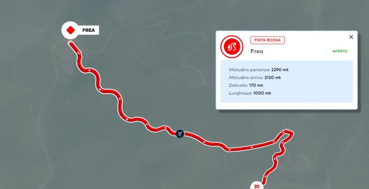 Pista Frea skimap