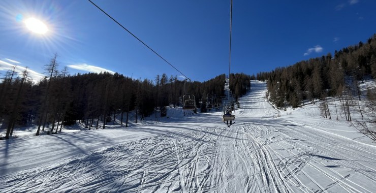 In viaggio sulla seggiovia Valgranda - Col de la Grava