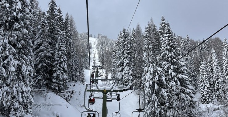 Viaggio sulla seggiovia Pioda