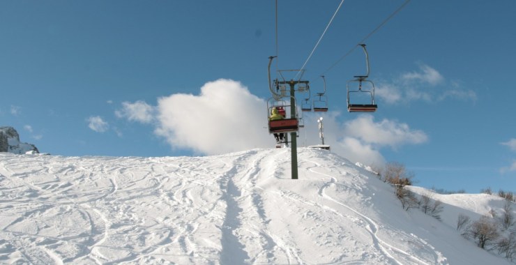 In viaggio sulla seggiovia Pioda