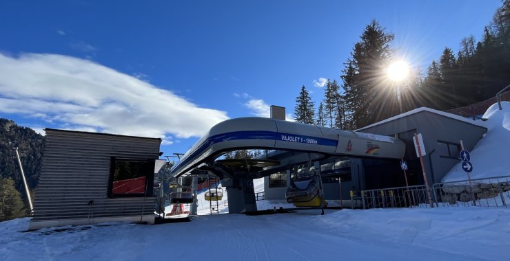 Stazione seggiovia Vajolet 1 1580 m slm