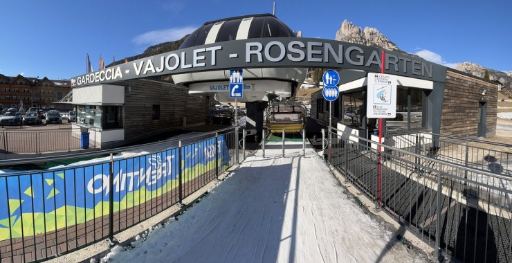 Imbarco seggiovia Vajolet 1