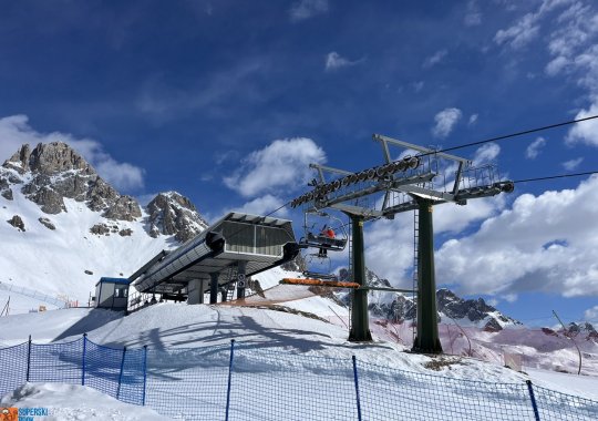 Seggiovia Gigante: veloce quadriposto di Passo San Pellegrino