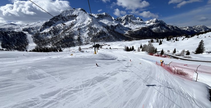 Sulla seggiovia Gigante