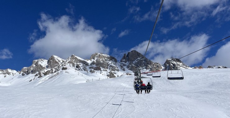 In viaggio sulla seggiovia Gigante