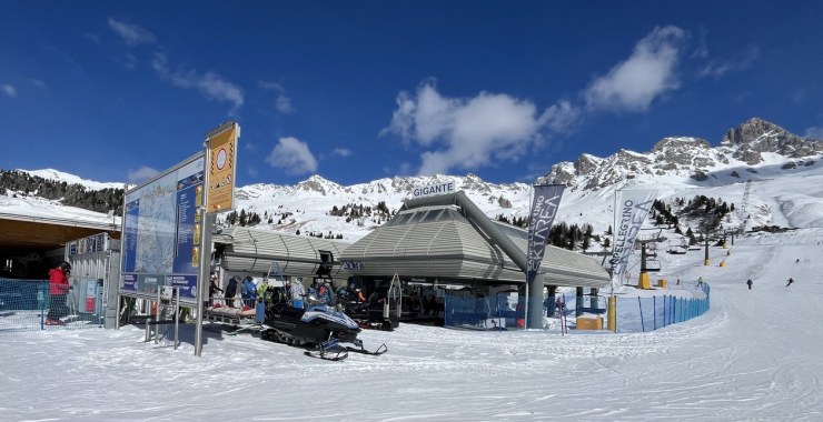Partenza seggiovia Gigante
