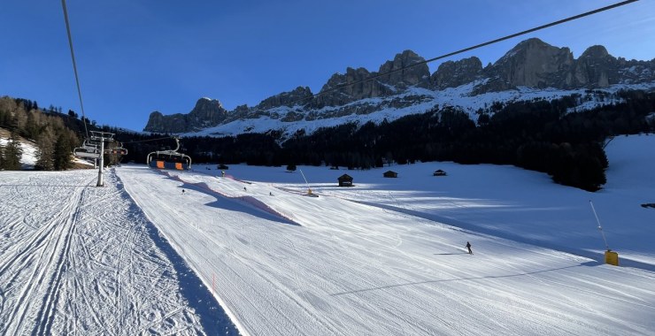 In viaggio sulla seggiovia Tschein
