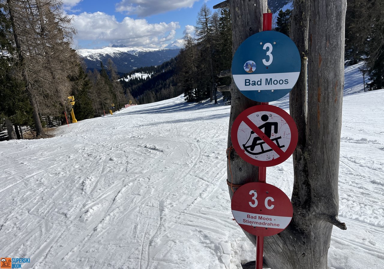 Inizio pista Bad Moos - Rotwand