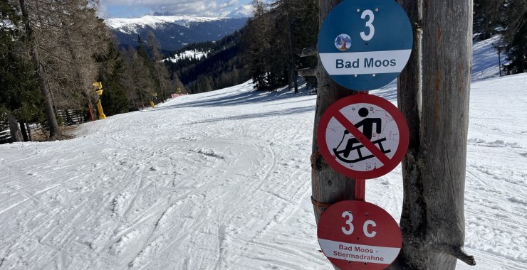 Inizio pista Bad Moos - Rotwand
