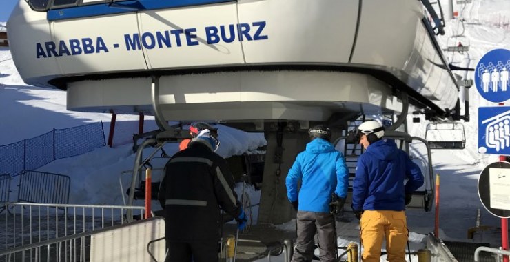 Stazione di partenza a 1602 m slm