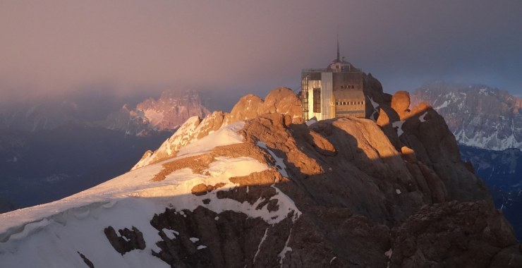 Punta Rocca al tramonto