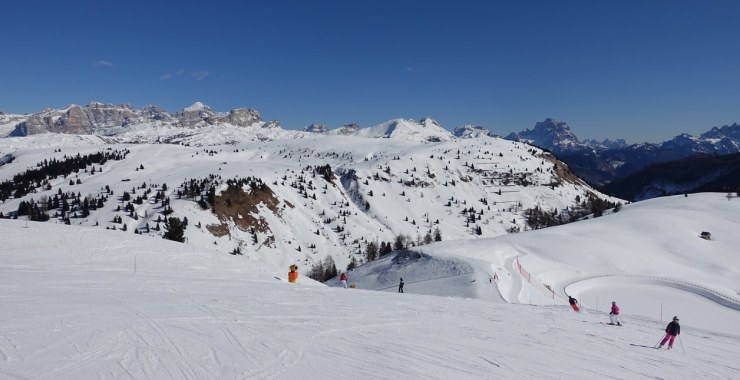 Parte alta pista Campolongo