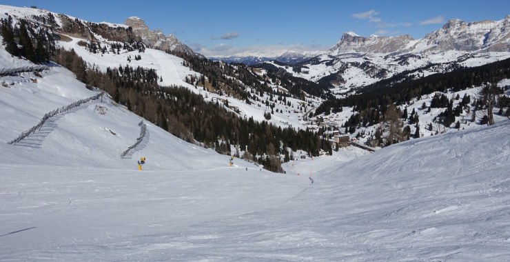 Secondo muro pista rossa Campolongo