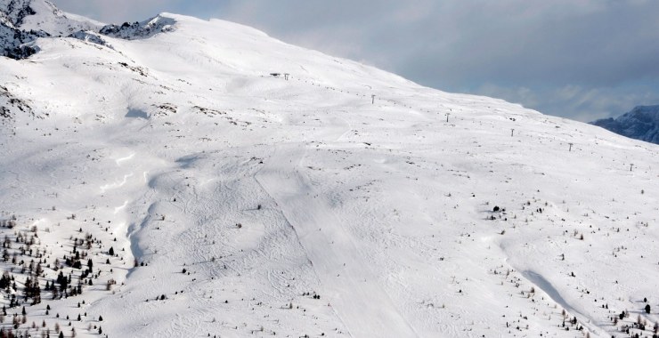 Pista Lastè vista da Le Cune