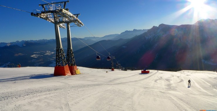 Preparazione piste maniacale