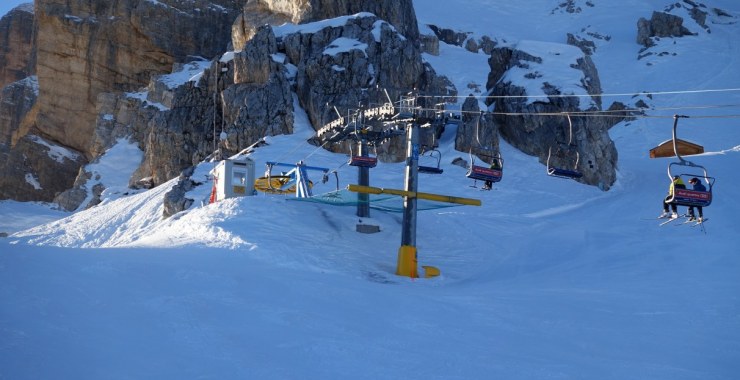 Arrivo della seggiovia Pomedes