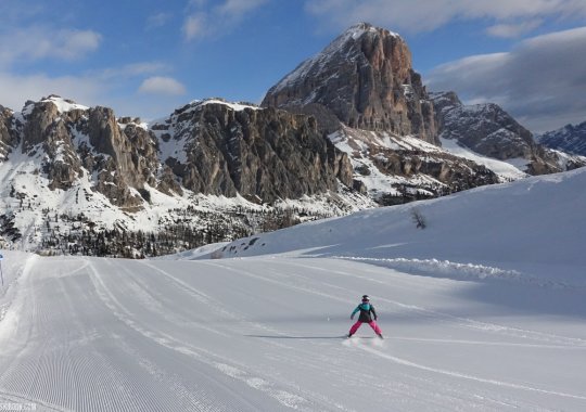 Facile e selvaggia pista ai piedi della Croda Negra