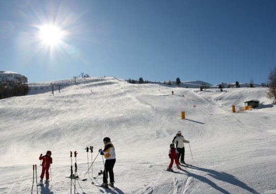 Pista rossa Ovest: ideale per migliorare la tecnica in completo relax