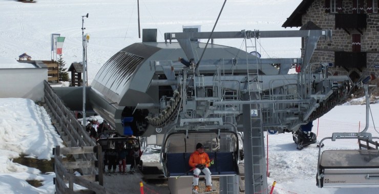 Stazione di valle a 1758 m slm