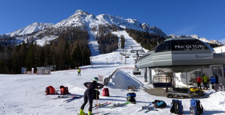 Stazione di valle a 1758 m slm