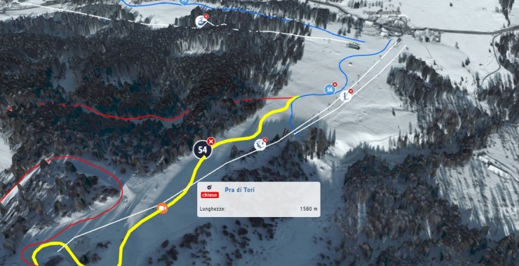 Pra di Tori traccia 3D