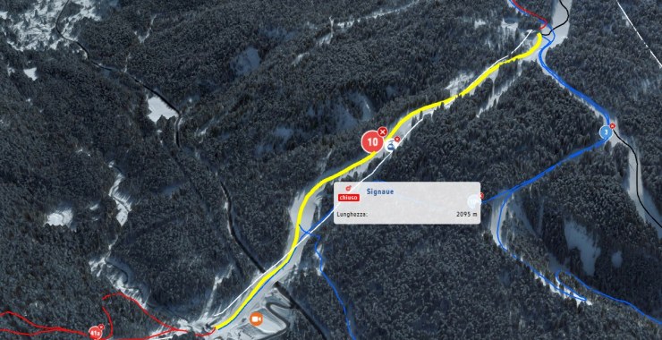 Traccia 3D pista Signaue