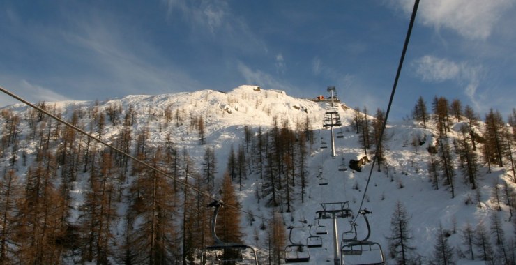 Sulla seggiovia Rododendro