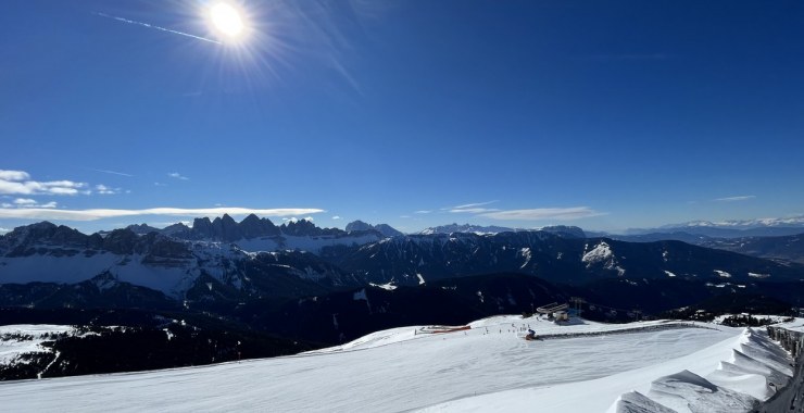 Panorama Odle e arrivo seggiovia