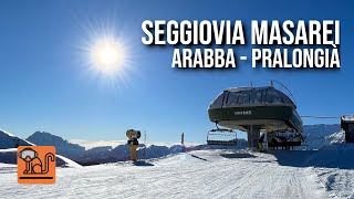 Seggiovia esaposto veloce che da La Vizza porta a Pralongià