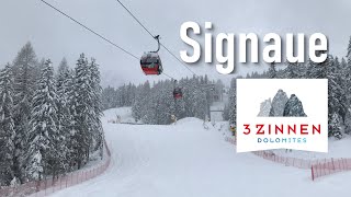 Video discesa della pista rossa Signaue