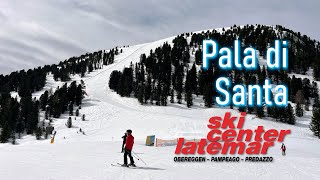 Pala di Santa, uno dei muri più ripidi della Val di Fiemme
