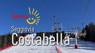 Veloce seggiovia a servizio di numerose piste da sci
