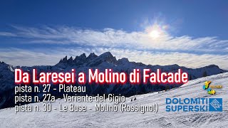 Lunghissima discesa di Falcade in Veneto