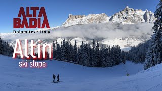 Pista rossa "carving paradise" in Alta Badia